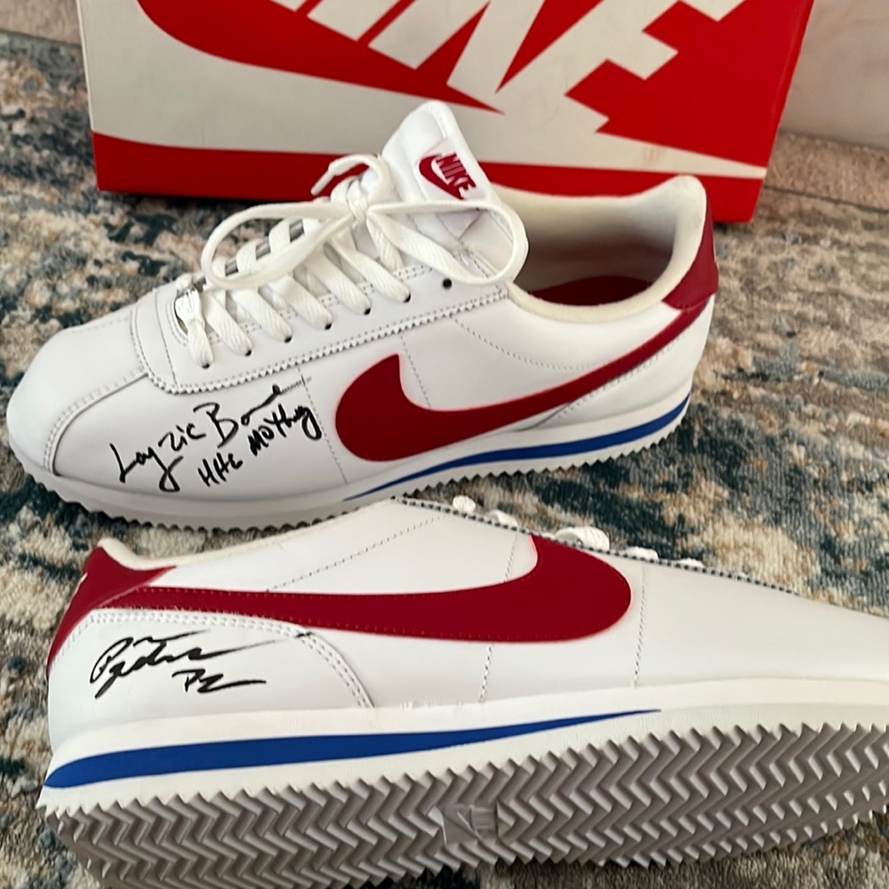 Layzie Bone Thugs signed Nike Cortez Forrest Gump 10.5 LA Kobe air max dunk sb